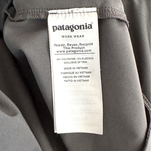 Patagonia Tech Skort XS Gray | Athletic Hiking Travel Skirt - Picture 6 of 14
